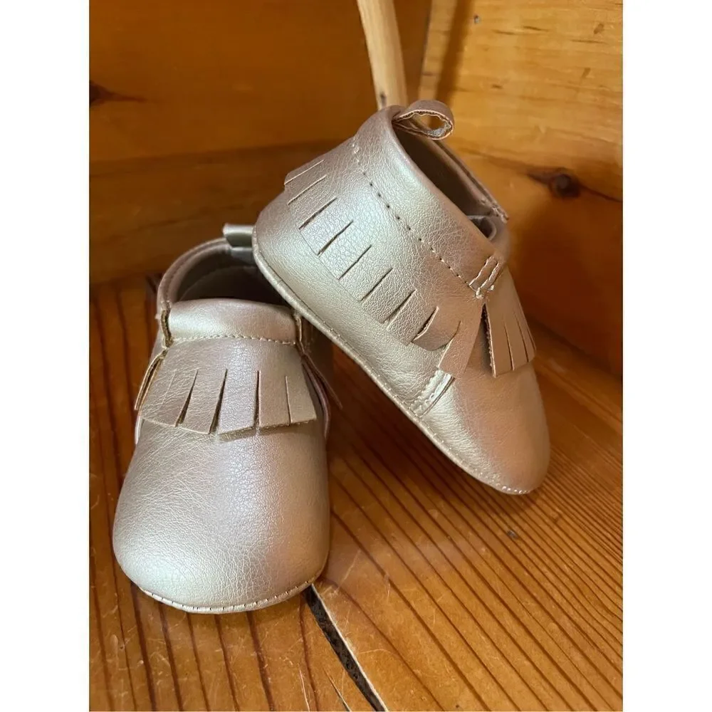 Leather Baby Moccasins